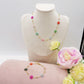 DAISY ~ ACCIAIO INOSSIDABILE ~ Bracciale con fiori e cristalli