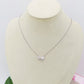 WALDORF - ACCIAIO INOSSIDABILE - collana con pendente fiocco in cubic zirconia