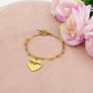 BRACCIALE CUORE T-BAR - PERSONALIZZAMI ~ Bracciale in acciaio inossidabile + INCISIONE PERSONALIZZATA