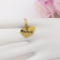 Big Hearts Ring - PERSONALIZZAMI ~ Anello doppio cuore pendente in acciaio inossidabile + INCISIONE PERSONALIZZATA
