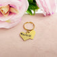Big Hearts Ring - PERSONALIZZAMI ~ Anello doppio cuore pendente in acciaio inossidabile + INCISIONE PERSONALIZZATA