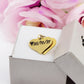 Big Hearts Ring - PERSONALIZZAMI ~ Anello doppio cuore pendente in acciaio inossidabile + INCISIONE PERSONALIZZATA