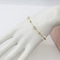 DAISY ~ ACCIAIO INOSSIDABILE ~ Bracciale con fiori e cristalli