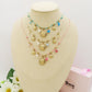 SOLEIL COLLANA - ACCIAIO inossidabile - Collana catena charms sole e murrine