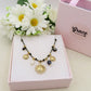 SOLEIL COLLANA - ACCIAIO inossidabile - Collana catena charms sole e murrine