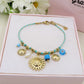 SOLEIL BRACCIALE - ACCIAIO inossidabile - Bracciale con charms sole e murrine
