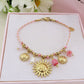 SOLEIL BRACCIALE - ACCIAIO inossidabile - Bracciale con charms sole e murrine