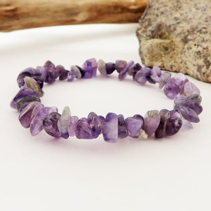 CHAKRA CHIPS ~ Bracciale in chips QUARZO ~ Nirvana Stones