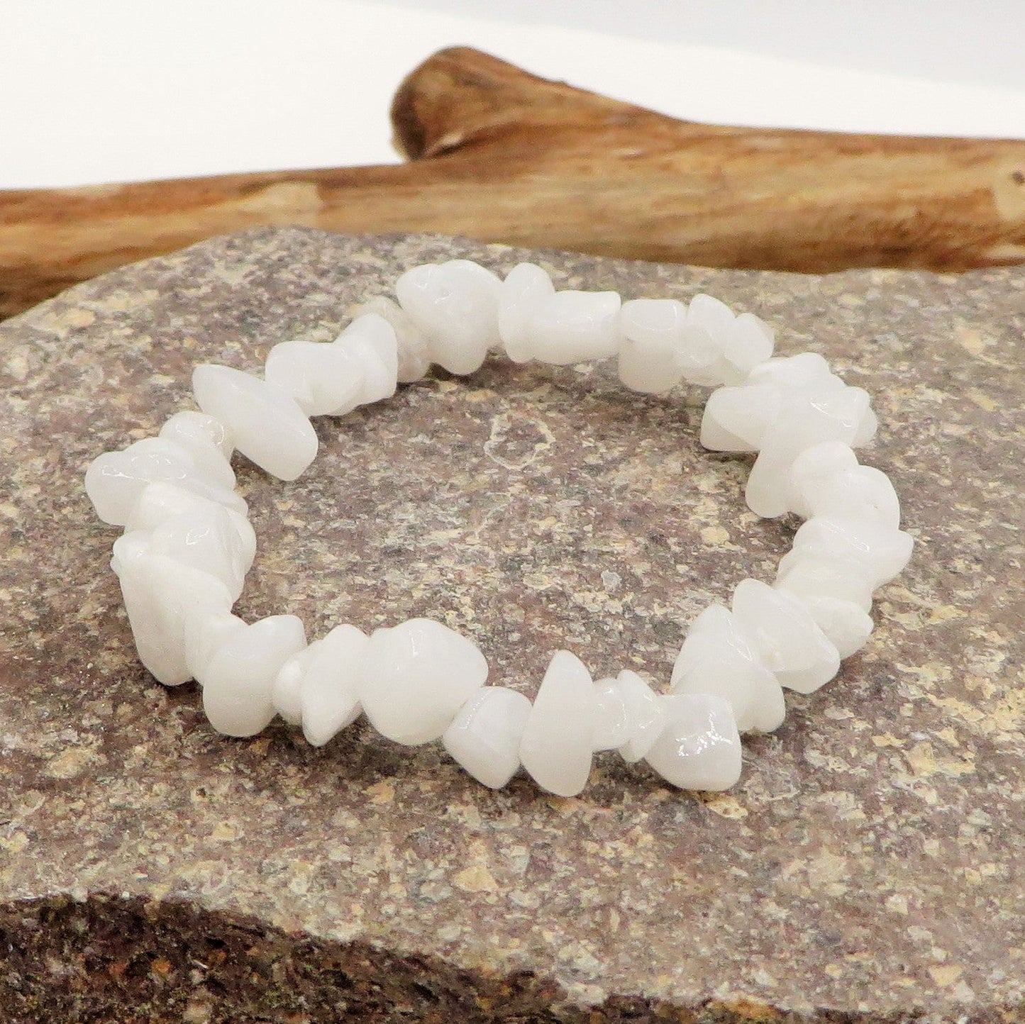 CHAKRA CHIPS ~ Bracciale in chips QUARZO ~ Nirvana Stones