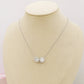 ALINA - ACCIAIO INOSSIDABILE - Collana con pendente in cubic zirconia