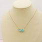 ALINA - ACCIAIO INOSSIDABILE - Collana con pendente in cubic zirconia