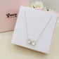 ALINA - ACCIAIO INOSSIDABILE - Collana con pendente in cubic zirconia