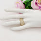 JANET ~ Anello fedona regolabile zirconata in cubic zirconia