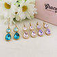 ALINA - ACCIAIO INOSSIDABILE - Paia orecchini monachella con cubic zirconia a goccia