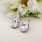 ALINA - ACCIAIO INOSSIDABILE - Paia orecchini monachella con cubic zirconia a goccia