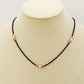THALASSA - Collana perline cristallo con pesciolini e ACCIAIO inossidabile colori brillanti