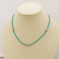 THALASSA - Collana perline cristallo con pesciolini e ACCIAIO inossidabile colori brillanti