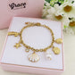 FIJI - Bracciale con charms marini + cubic zirconia ACCIAIO INOSSIDABILE
