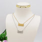 Collana TARGHETTA Unisex - PERSONALIZZAMI ~ Collana in acciaio inossidabile + INCISIONE PERSONALIZZATA