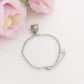 TINKERBELL ~ Bracciale ACCIAIO INOSSIDABILE con campanella zirconata