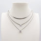 ANNIE - ACCIAIO INOSSIDABILE - Collana con cuore in cubic zirconia
