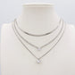 ANNIE - ACCIAIO INOSSIDABILE - Collana con cuore in cubic zirconia