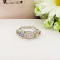 EMMA RAINBOW - Anello regolabile in Cubic Zirconia