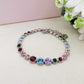 CINDY degradè ~ ACCIAIO INOSSIDABILE - Bracciale tennis in cubic zirconia rotondi