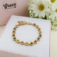 DELILAH RAINBOW - Bracciale Tennis con Cubic Zirconia rotondi