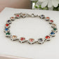 DELILAH ~ ACCIAIO INOSSIDABILE - bracciale Tennis con Cubic Zirconia rotondi