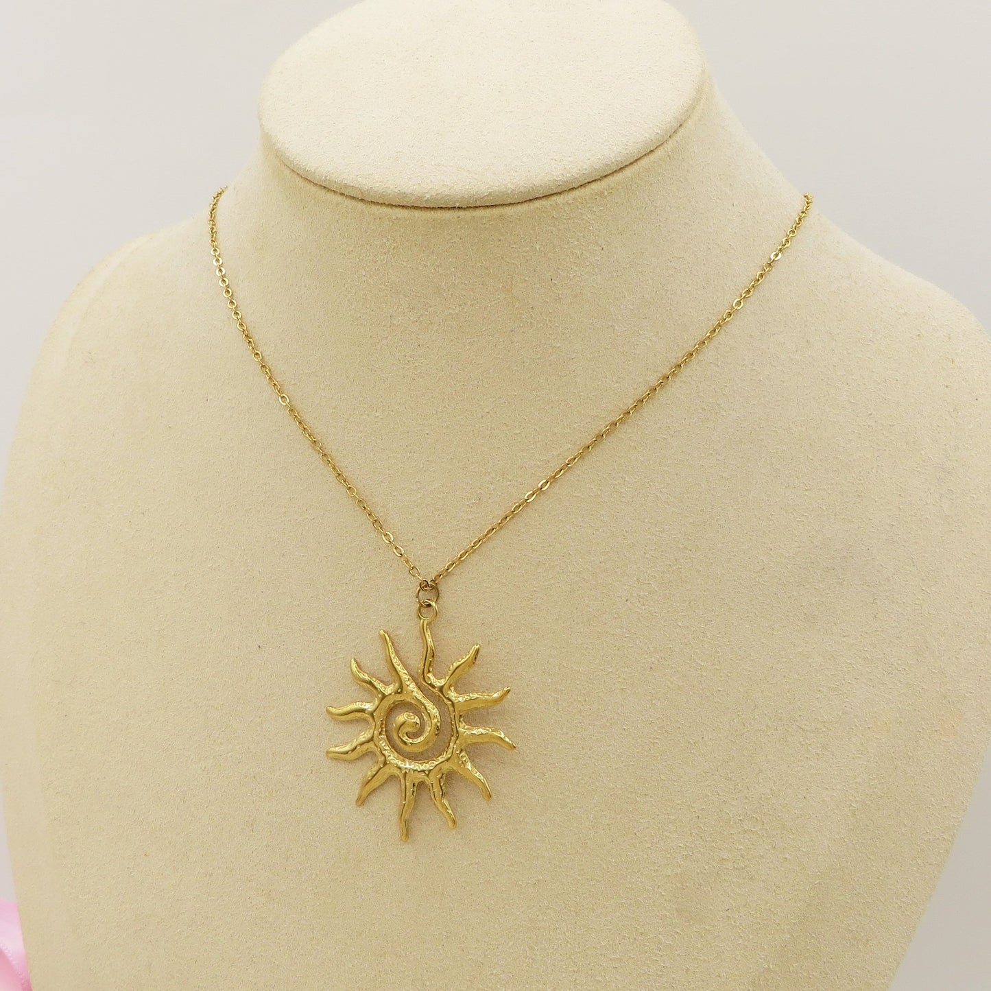 YOU'RE MY SUN - XL ~ ACCIAIO INOSSIDABILE - Collana pendente sole
