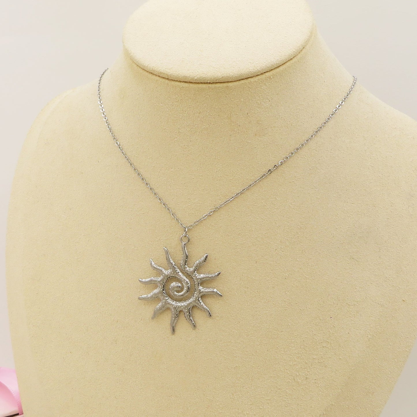 YOU'RE MY SUN - XL ~ ACCIAIO INOSSIDABILE - Collana pendente sole