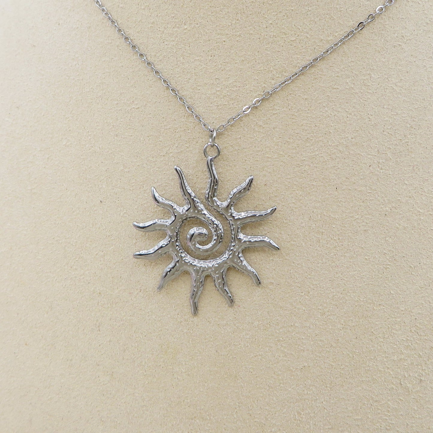 YOU'RE MY SUN - XL ~ ACCIAIO INOSSIDABILE - Collana pendente sole