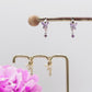 BUTTERFLY HOOP ~ Orecchino ARGENTO 925 cerchietto con farfalla in cubic zirconia ~ Mono orecchino