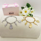 YOU'RE MY SUN - Bracciale con sole. fiore,rosa, luna pendenti charms ACCIAIO INOSSIDABILE