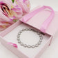 DELILAH ~ ACCIAIO INOSSIDABILE - bracciale Tennis con Cubic Zirconia rotondi