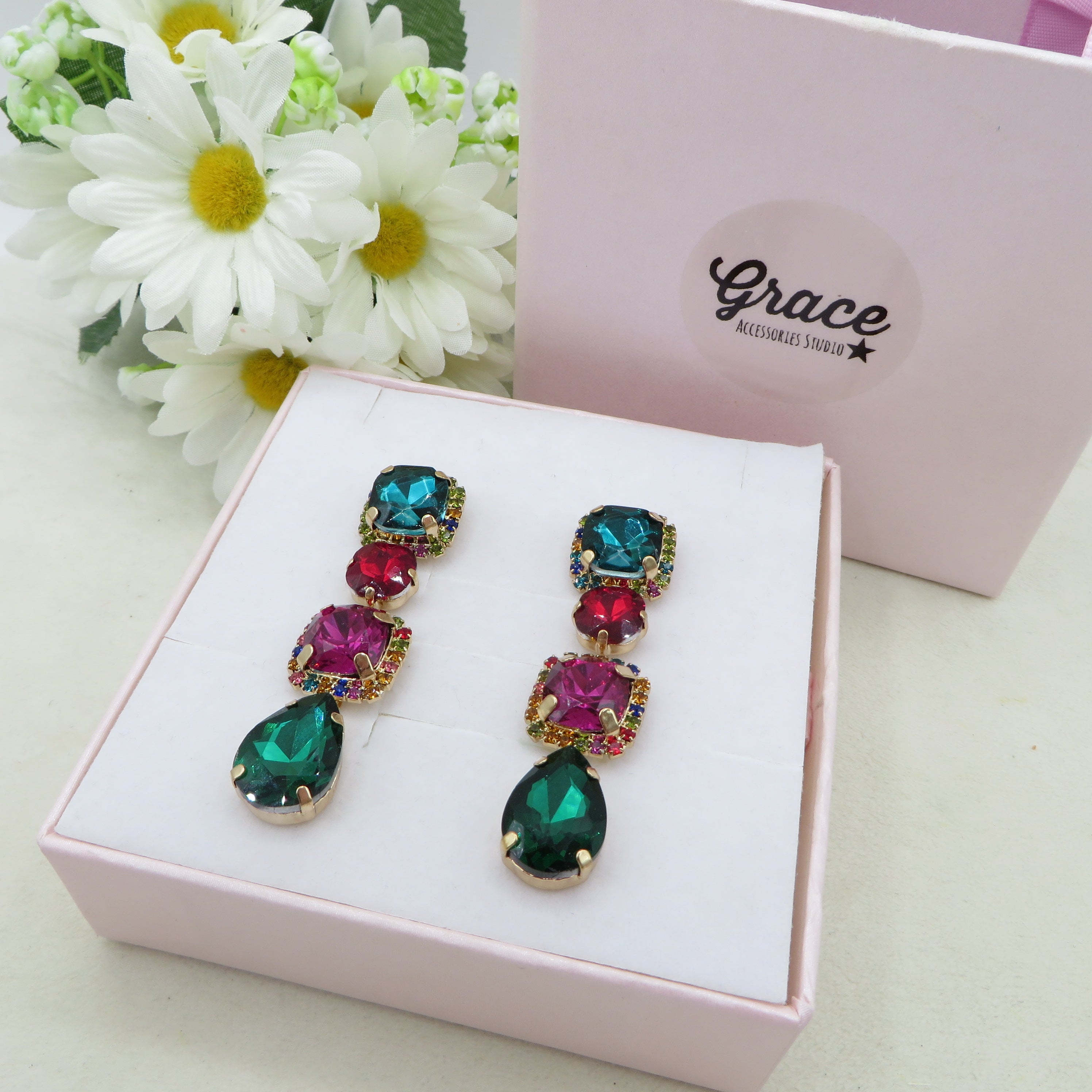 Orecchini Pendenti Clarissa. Eleganza E Qualità Made In Italy - Foto 5