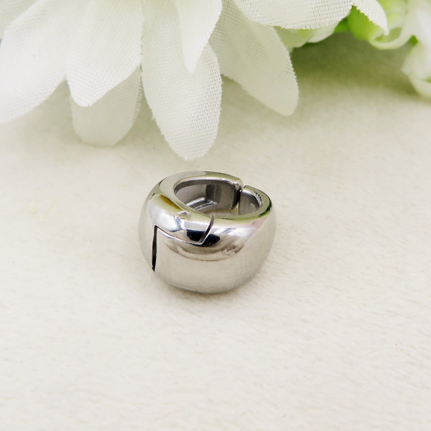 VICKY EARCUFF con scatto ~ ACCIAIO Inossidabile orecchino Senza buco