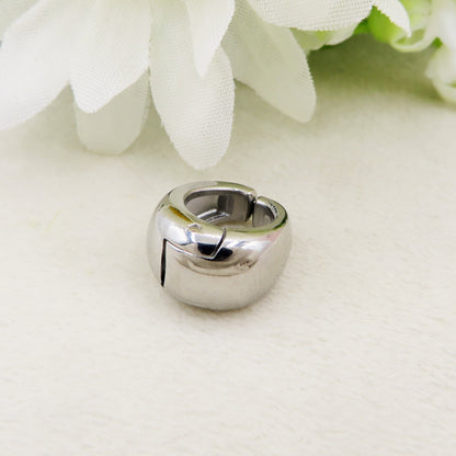 VICKY EARCUFF con scatto ~ ACCIAIO Inossidabile orecchino Senza buco