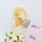 SYBILLA ~ Earcuff Doppio con cubic zirconia