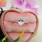 MERCURY ~ Anello con maxi goccia in ACCIAIO INOSSIDABILE con Cubic ZIRCONIA