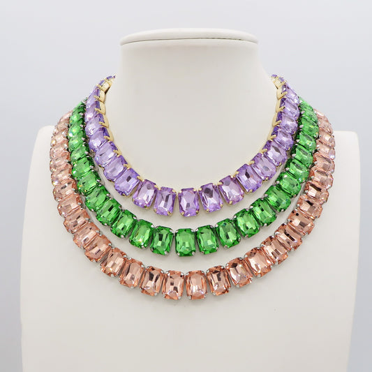 MARGOT small - collier con pietre sfaccettate - LUCE COLLECTION