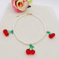 CHERRIES - Collana perle e charms ciliegie