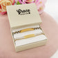 SET " YOU & ME " ~ 2 BRACCIALI lui e lei in acciaio inossidabile con INCISIONE PERSONALIZZATA