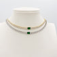 CHRISTY - Collana con Cubic Zirconia taglio baguette