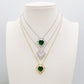 CHRISTY Cuore Sacro ~ ACCIAIO INOSSIDABILE - Collana con maxi pendente cuore sacro in cubic zirconia