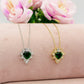 CHRISTY Cuore Sacro ~ ACCIAIO INOSSIDABILE - Collana con maxi pendente cuore sacro in cubic zirconia