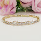 CHRISTY - Bracciale Tennis con Cubic Zirconia taglio baguette