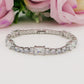 CHRISTY - Bracciale Tennis con Cubic Zirconia taglio baguette