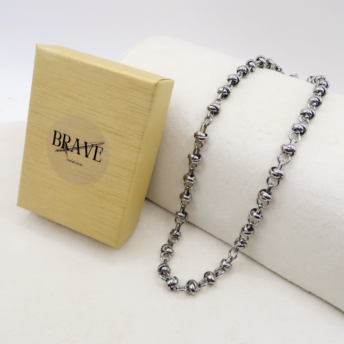 VALHALLA - Collana uomo catena NODI ACCIAIO INOSSIDABILE